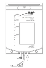 Светоустойчивый инфузионный мешок IMF желтого цвета с Люэр Локом, инъекционным портом для дополнительных инъекций 2000 мл, MFL665, 1 шт