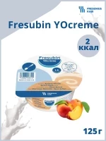 Фрезубин 2 ккал Крем-йогурт / Fresubin Crеme со вкусом абрикос-персик, 1 шт х 125г