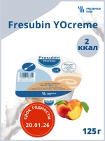 Фрезубин 2 ккал Крем-йогурт / Fresubin Crеme со вкусом абрикос-персик, 1 шт х 125г