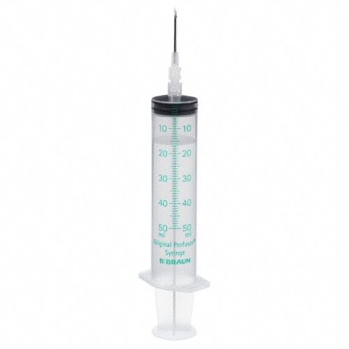 Шприц 50 мл, B.Braun Perfusor Syringe (Б.Браун Перфузор Серин), с аспирационной иглой 2.00 мм х 30 мм Луэр Лок, 2 шт
