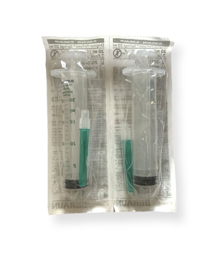 Шприц 20 мл, B.Braun Perfusor Syringe (Б.Браун Перфузор Серин), с аспирационной иглой 2.00 ммх30 мм Луэр Лок, 10 шт 8728623С