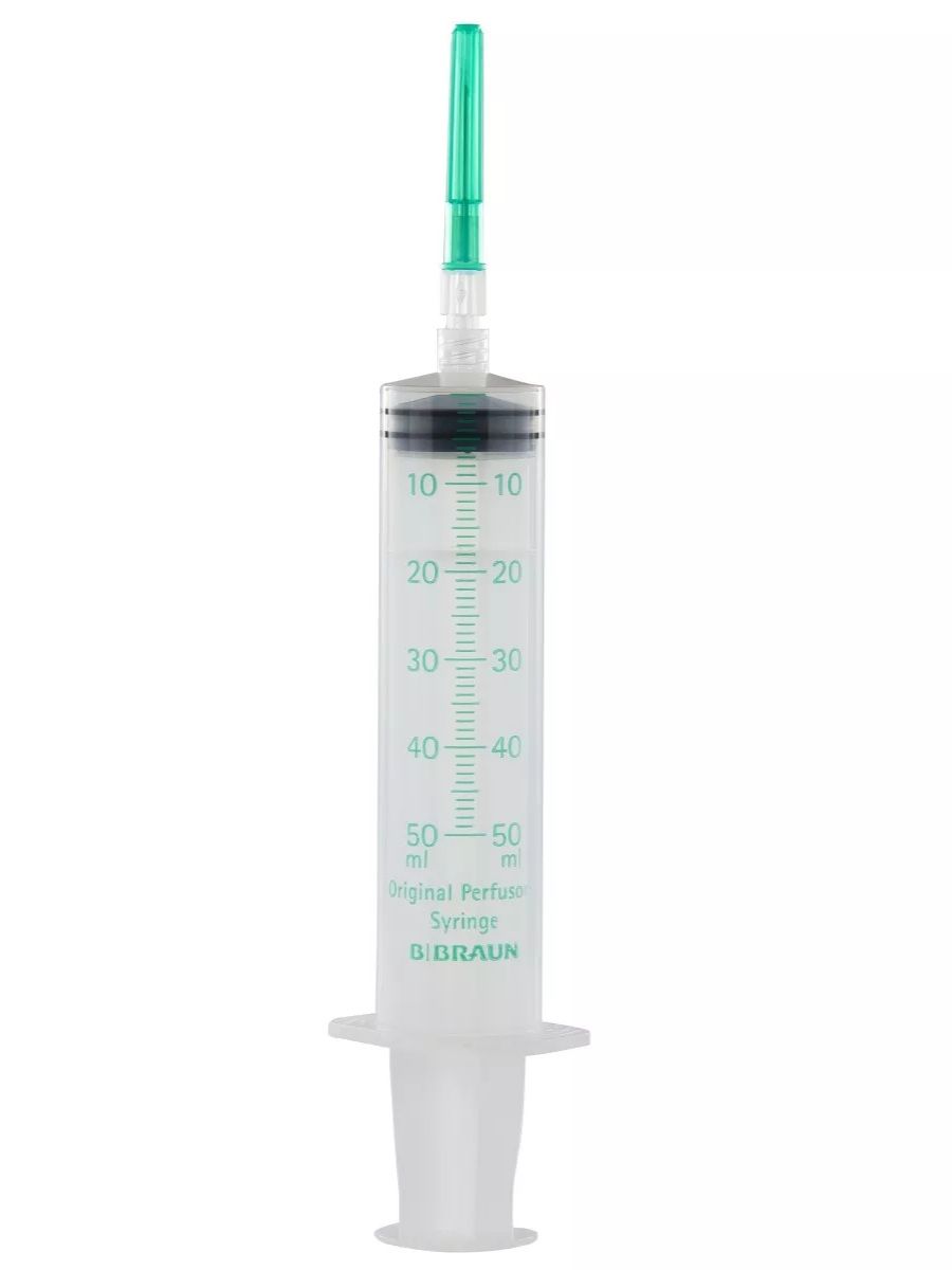 Шприц 50 мл, B.Braun Perfusor Syringe (Б.Браун Перфузор Серин), с аспирационной иглой 2.00 мм х 30 мм Луэр Лок, 10 шт 8728810F