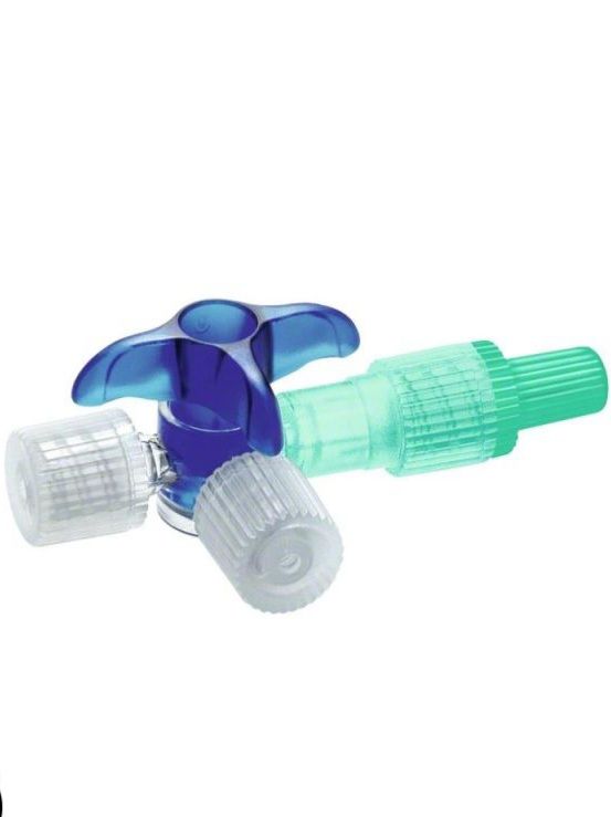 Кран трехходовый B.Braun Discofix C (Б.Браун Дискофикс С) для регулирования направлений инфузионных потоков, 100 шт RU16494C