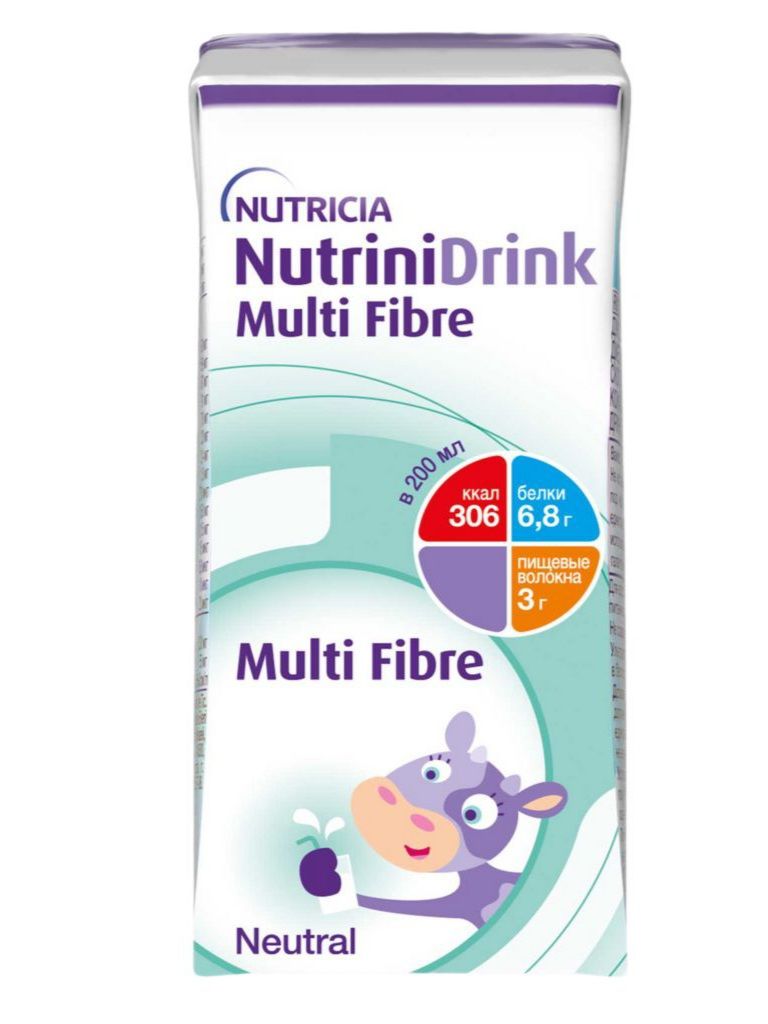 Питание Нутриция НутриниДринк / NutriniDrink с пищевыми волокнами при повышенных потребностях в белке и энергии 200 мл