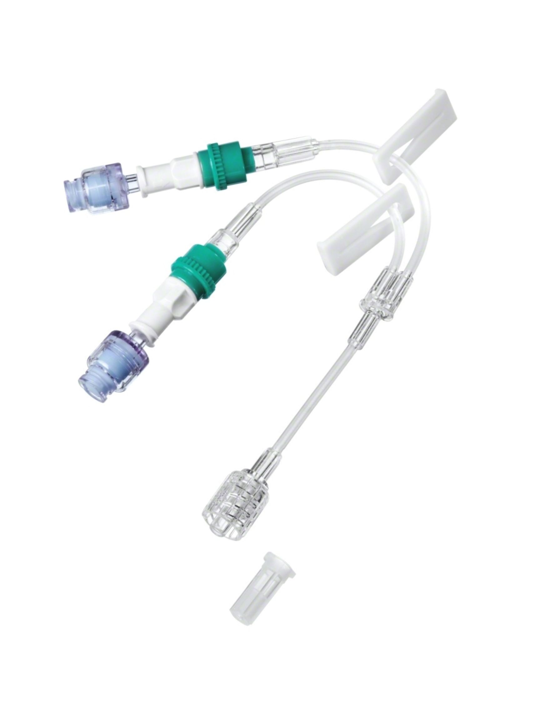 Удлинительная линия для инфузии с коннектором Сэйффлоу SafeFlow B.Braun 10 см. 2 шт. 4097154N
